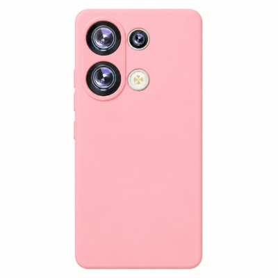 Funda de Silicona con Protección de Cámara – Antigolpes y Tacto Suave para Xiaomi Redmi Note 13 4G - Rosa