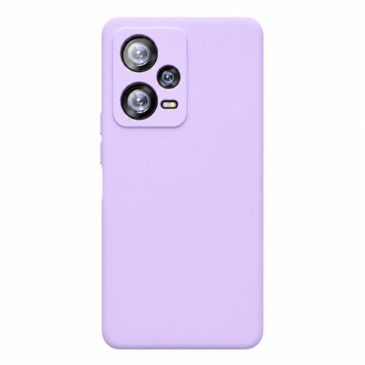 Funda de Silicona con Protección de Cámara – Antigolpes y Tacto Suave para Xiaomi Redmi Note 12 5G - Morado