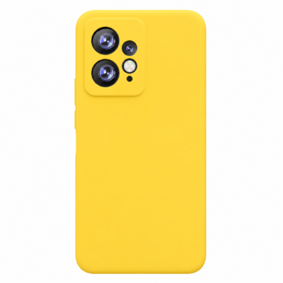 Funda de Silicona con Protección de Cámara – Antigolpes y Tacto Suave para Xiaomi Redmi Note 12 4G - Amarillo