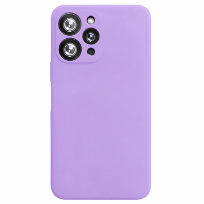 Funda de Silicona con Protección de Cámara – Antigolpes y Tacto Suave para Xiaomi Redmi 12 - Morado