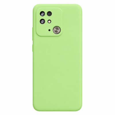 Funda de Silicona con Protección de Cámara – Antigolpes y Tacto Suave para Xiaomi Redmi 10C - Verde