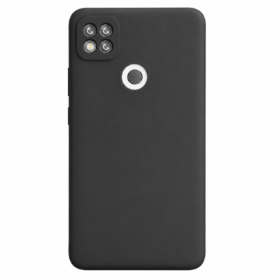 Funda de Silicona con Protección de Cámara – Antigolpes y Tacto Suave para Xiaomi Redmi 9C - Negro