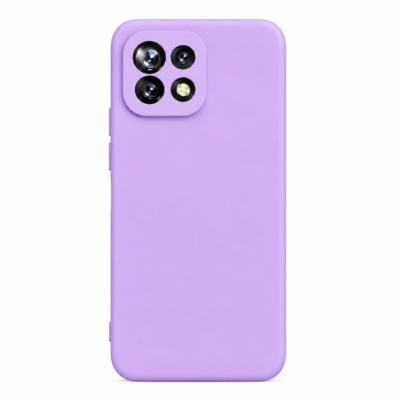 Funda de Silicona con Protección de Cámara – Antigolpes y Tacto Suave para Xiaomi Mi 11 Lite - Morado