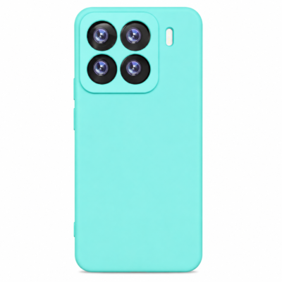 Funda de Silicona con Protección de Cámara – Antigolpes y Tacto Suave para Xiaomi Mi 15 Pro - Turquesa