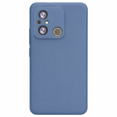 Funda de Silicona con Protección de Cámara – Antigolpes y Tacto Suave para Xiaomi Redmi 12C - Azul