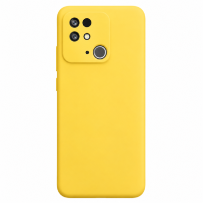 Funda de Silicona con Protección de Cámara – Antigolpes y Tacto Suave para Xiaomi Redmi 10C - Amarillo