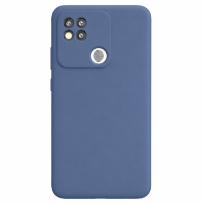 Funda de Silicona con Protección de Cámara – Antigolpes y Tacto Suave para Xiaomi Redmi 9C - Azul