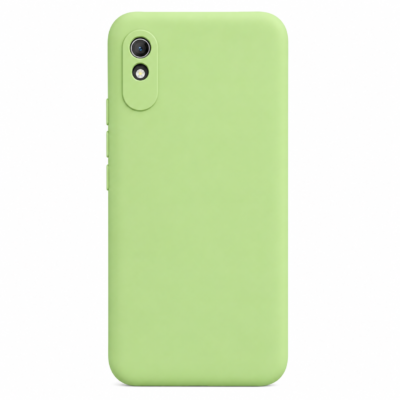 Funda de Silicona con Protección de Cámara – Antigolpes y Tacto Suave para Xiaomi Redmi 9A - Verde