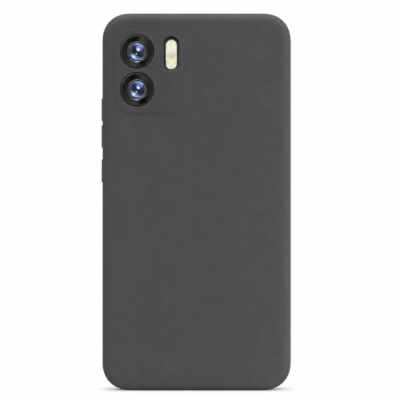 Funda de Silicona con Protección de Cámara – Antigolpes y Tacto Suave para Xiaomi Redmi A1 - Negro
