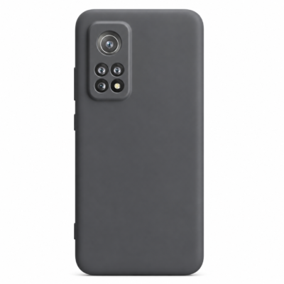 Funda de Silicona con Protección de Cámara – Antigolpes y Tacto Suave para Xiaomi Mi 10T - Negro