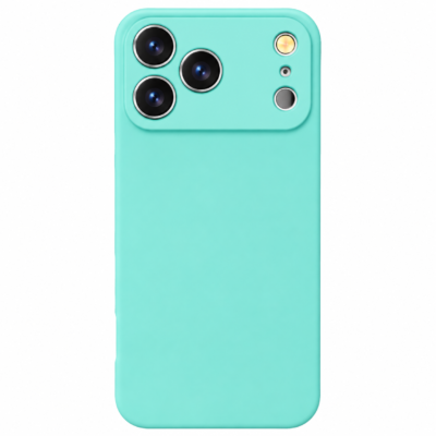Funda de Silicona con Protección de Cámara – Antigolpes y Tacto Suave para IPHONE 17 PRO MAX - Turquesa