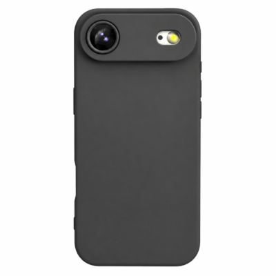 Funda de Silicona con Protección de Cámara – Antigolpes y Tacto Suave para IPHONE 17 Air - Negro