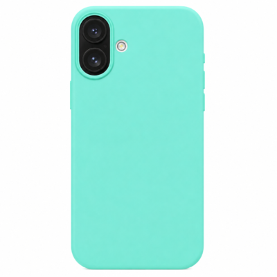 Funda de Silicona con Protección de Cámara – Antigolpes y Tacto Suave para IPHONE 16 Plus - Turquesa