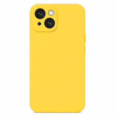 Funda de Silicona con Protección de Cámara – Antigolpes y Tacto Suave para IPHONE 14 - Amarillo