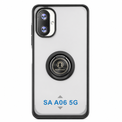 Funda con Anillo Integrado para Samsung A06 - Negro
