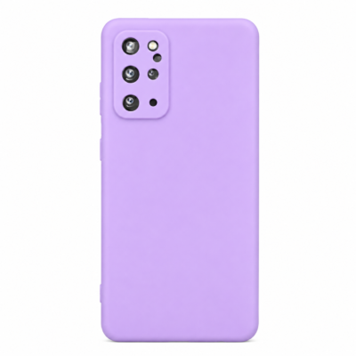 Funda de Silicona con Protección de Cámara – Antigolpes y Tacto Suave para Samsung Galaxy S20 Plus - Morado