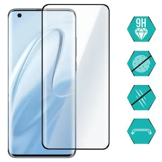 Protector de Pantalla de Cristal Templado Full Cover para Xiaomi 10 – Borde Negro