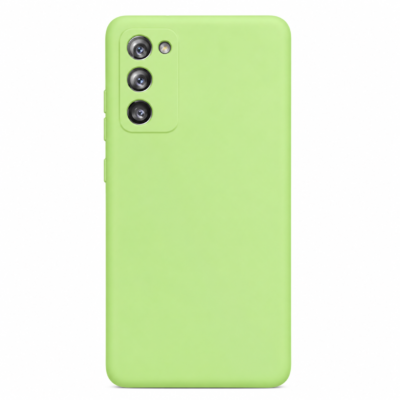Funda de Silicona con Protección de Cámara – Antigolpes y Tacto Suave para Samsung Galaxy S20 FE - Verde