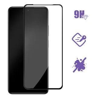 Protector de Pantalla de Cristal Templado Full Cover para Xiaomi Poco X3 Pro – Borde Negro