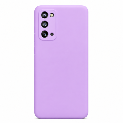 Funda de Silicona con Protección de Cámara – Antigolpes y Tacto Suave para Samsung Galaxy Note 20 - Morado