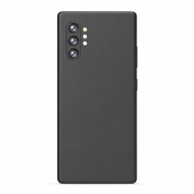 Funda de Silicona con Protección de Cámara – Antigolpes y Tacto Suave para Samsung Galaxy Note 10 Plus - Negro