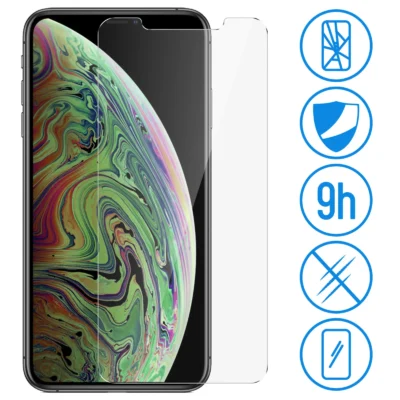 Cristal Templado Full Cover para iPhone 11 Pro Max– Sin Bordes Negros, Alta Transparencia