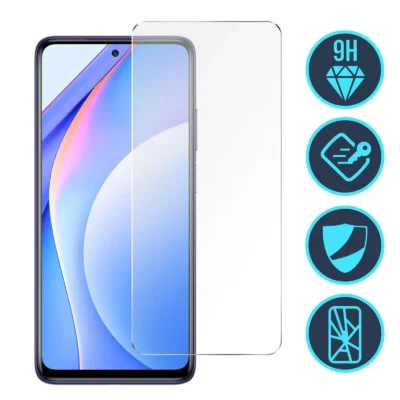 Cristal Templado Full Cover para Xiaomi Poco X3– Sin Bordes Negros, Alta Transparencia