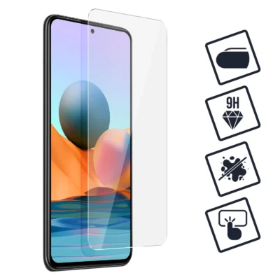 Cristal Templado Full Cover para Xiaomi Poco M4 Pro 5G– Sin Bordes Negros, Alta Transparencia
