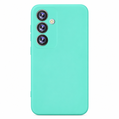 Funda de Silicona con Protección de Cámara – Antigolpes y Tacto Suave para Samsung Galaxy A15 - Turquesa