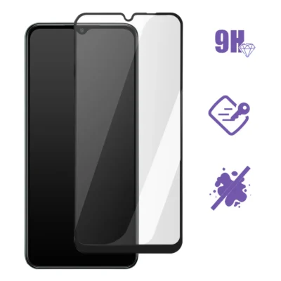 Protector de Pantalla de Cristal Templado Full Cover para Samsung Galaxy A23 5G – Borde Negro