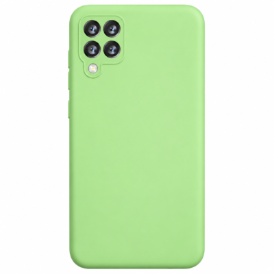 Funda de Silicona con Protección de Cámara – Antigolpes y Tacto Suave para Samsung Galaxy A12 - Verde