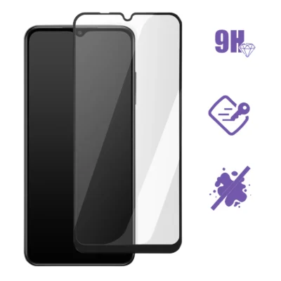 Protector de Pantalla de Cristal Templado Full Cover para Samsung Galaxy A13 – Borde Negro