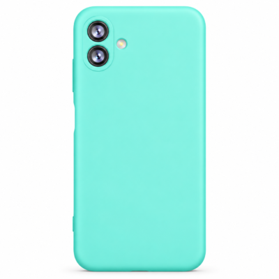 Funda de Silicona con Protección de Cámara – Antigolpes y Tacto Suave para Samsung Galaxy A05 - Turquesa