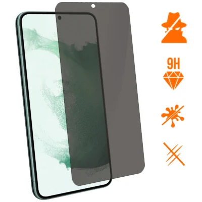 Protector de Pantalla de Privacidad para Samsung Galaxy S22 – Cristal Templado Full Cover Antiespía