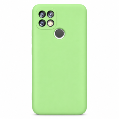 Funda de Silicona con Protección de Cámara – Antigolpes y Tacto Suave para Oppo A15/A15S/A35 - Verde