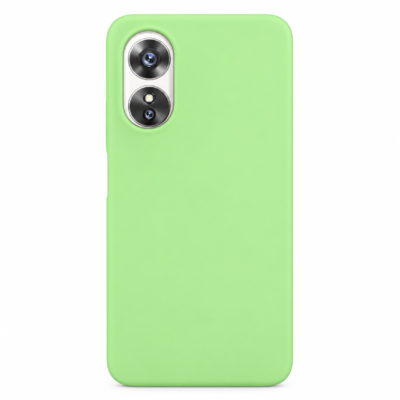 Funda de Silicona con Protección de Cámara – Antigolpes y Tacto Suave para Oppo A17/A17K - Verde