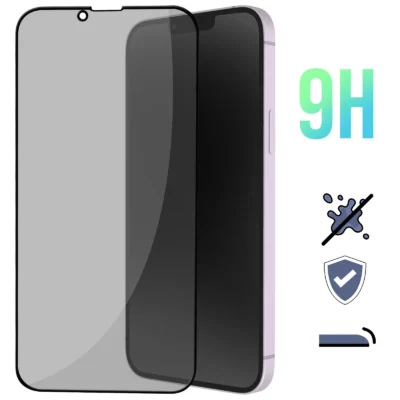 Protector de Pantalla de Privacidad para iPhone 13 Pro Max – Cristal Templado Full Cover Antiespía