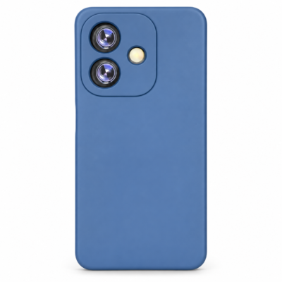 Funda de Silicona con Protección de Cámara – Antigolpes y Tacto Suave para Oppo A40 - Azul