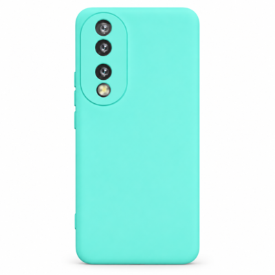 Funda de Silicona con Protección de Cámara – Antigolpes y Tacto Suave para Honor 90 - Turquesa