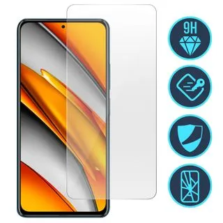 Cristal Templado Full Cover para Xiaomi Poco F1– Sin Bordes Negros, Alta Transparencia