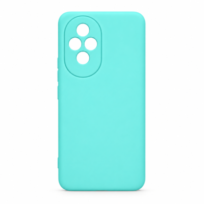 Funda de Silicona con Protección de Cámara – Antigolpes y Tacto Suave para Honor 200 Pro - Turquesa