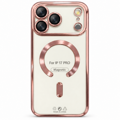 Funda Magnética MagSafe con Protección de Cámara para iPhone 17 Pro - Rosa