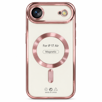 Funda Magnética MagSafe con Protección de Cámara para iPhone 17 Air - Rosa
