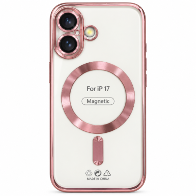 Funda Magnética MagSafe con Protección de Cámara para iPhone 17 - Rosa