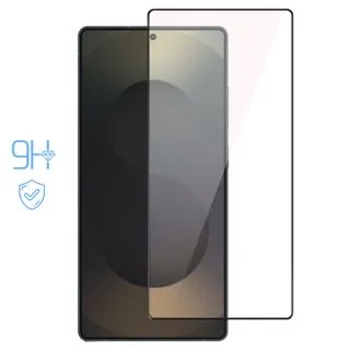 Protector de Pantalla de Cristal Templado Full Cover para Samsung Galaxy S25 Edge – Borde Negro