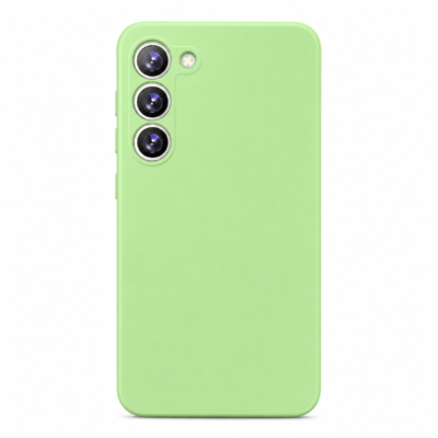 Funda de Silicona con Protección de Cámara – Antigolpes y Tacto Suave para Samsung Galaxy S23 - Verde