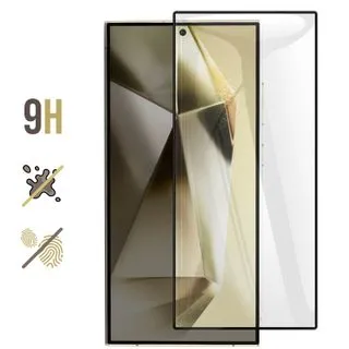 Protector de Pantalla de Cristal Templado Full Cover para Samsung Galaxy S24 Ultra – Borde Negro