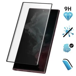 Protector de Pantalla de Cristal Templado Full Cover para Samsung Galaxy S22 Ultra – Borde Negro