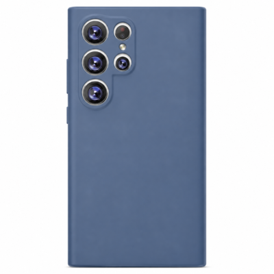 Funda de Silicona con Protección de Cámara – Antigolpes y Tacto Suave para Samsung Galaxy S22 Ultra - Azul