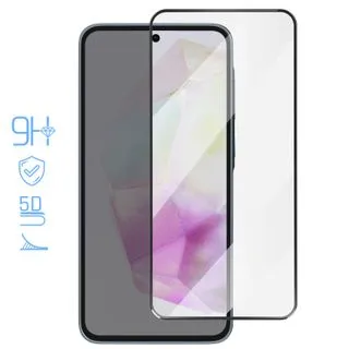 Protector de Pantalla de Cristal Templado Full Cover para Samsung Galaxy A35 – Borde Negro
